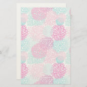 明るい花柄2 便箋 (正面/裏面)