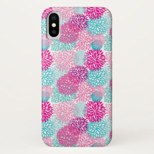明るい花柄2 iPhone X ケース