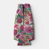 明るい花柄 ボトルクーラー (裏面)