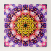 明るい花火の曼荼羅 ジグソーパズル (横)