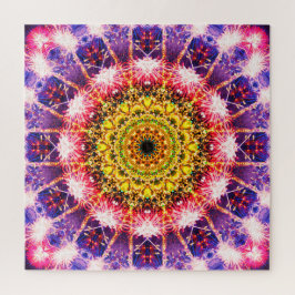 明るい花火の曼荼羅 ジグソーパズル