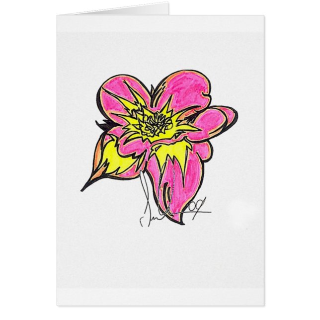 明るい花 (正面)