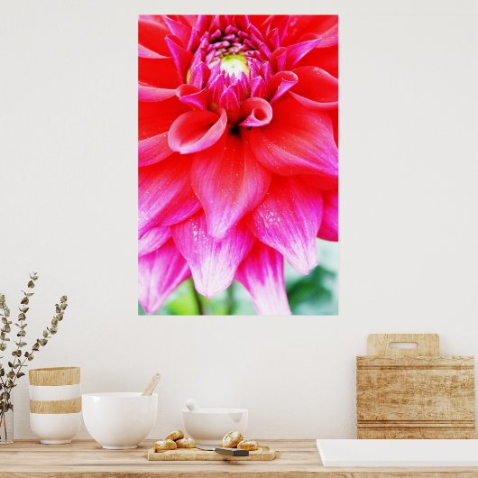 明るい花 ポスター (キッチン)