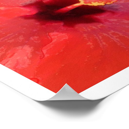 明るい花 ポスター (角)