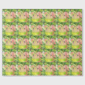 明るい花 ラッピングペーパー (フラット)
