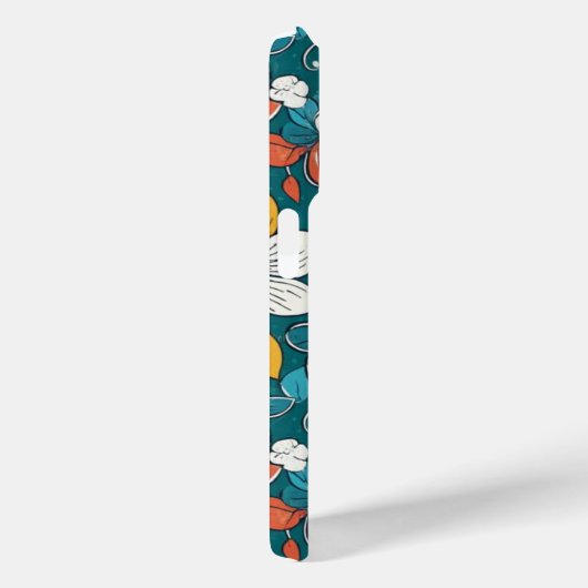 明るい花、暗い背景 Case-Mate iPhoneケース (裏面 / 右)