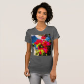 明るい花Tシャツ Tシャツ (正面フル)