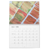 明るい芸術と創造性のためのヒントを持つカレンダー カレンダー (3月 2026)