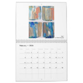 明るい芸術と創造性のためのヒントを持つカレンダー カレンダー (2月 2026)