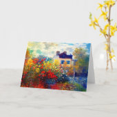 明るい芸術家の庭 カード (黄色い花)