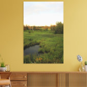 明るい草原 キャンバスプリント (インサイチュ (リビング))
