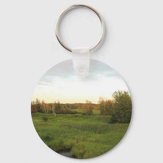 明るい草原 キーホルダー (正面)