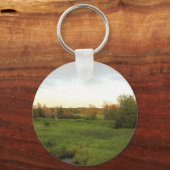 明るい草原 キーホルダー (正面)