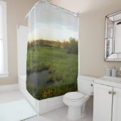 明るい草原 シャワーカーテン (インサイチュ)