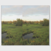 明るい草原 ラッピングペーパー (フラット)