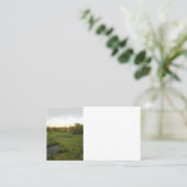 明るい草原 名刺 (スタンド正面)