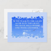 明るい葉書の中を歩く ポストカード (正面/裏面)