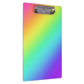 明るい虹のグラデーション クリップボード (右)