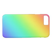 明るい虹のグラデーションIPhone 8/7ケース Case-Mate iPhoneケース (裏面(横))