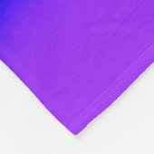 明るい虹のブロッブ フリースブランケット (角)