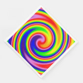 明るい虹の渦巻きソフトフォーカスカラフル (コーナー)