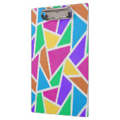 明るい虹の色モザイク クリップボード (左)