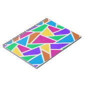 明るい虹の色モザイク ノートブック (左側)