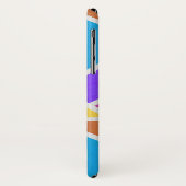 明るい虹の色モザイク Case-Mate iPhoneケース (裏面/左)