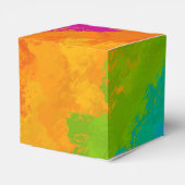 明るい虹の誕生日パーティーのウィズボックス フェイバーボックス (裏面サイド)