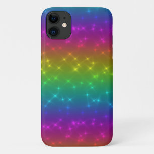 明るい虹の輝く携帯電話ケース iPhone 11 ケース