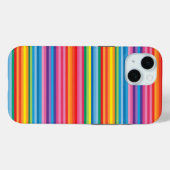 明るい虹ストライプの像 Case-Mate iPhoneケース (裏面 (横))