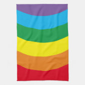 明るい虹 キッチンタオル (縦)