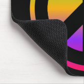 明るい虹 マウスパッド (コーナー)