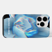 明るい蛍光の付いた花 iPhoneケース (裏面横)