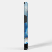 明るい蛍光ぼかしフラワー iPhoneケース (右側面)