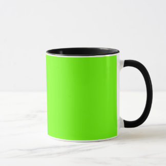 明るい蛍光ネオングリーン マグカップ