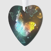 明るい蝶と夜の蝶 オーナメント (正面)