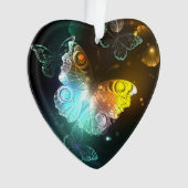 明るい蝶と夜の蝶 オーナメント (正面)