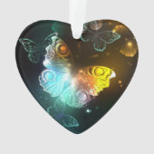 明るい蝶と夜の蝶 オーナメント (裏面)