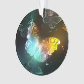 明るい蝶と夜の蝶 オーナメント (正面)