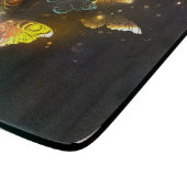 明るい蝶と夜の蝶 カッティングボード (角)