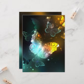 明るい蝶と夜の蝶 カード (正面/裏面インサイチュ)