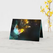 明るい蝶と夜の蝶 カード (黄色い花)