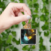 明るい蝶と夜の蝶 キーホルダー (手)