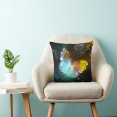 明るい蝶と夜の蝶 クッション (椅子)