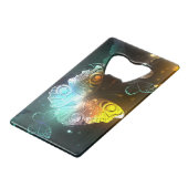 明るい蝶と夜の蝶 クレジットカード栓抜き (裏面アングル)