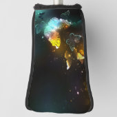 明るい蝶と夜の蝶 ゴルフヘッドカバー (回転90)