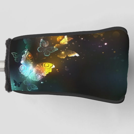 明るい蝶と夜の蝶 ゴルフヘッドカバー (正面)