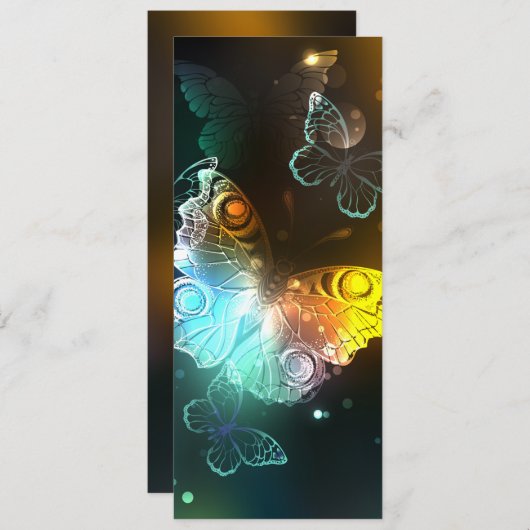 明るい蝶と夜の蝶 シーズンカード (正面/裏面)