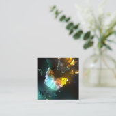 明るい蝶と夜の蝶 スクエア名刺 (スタンド正面)